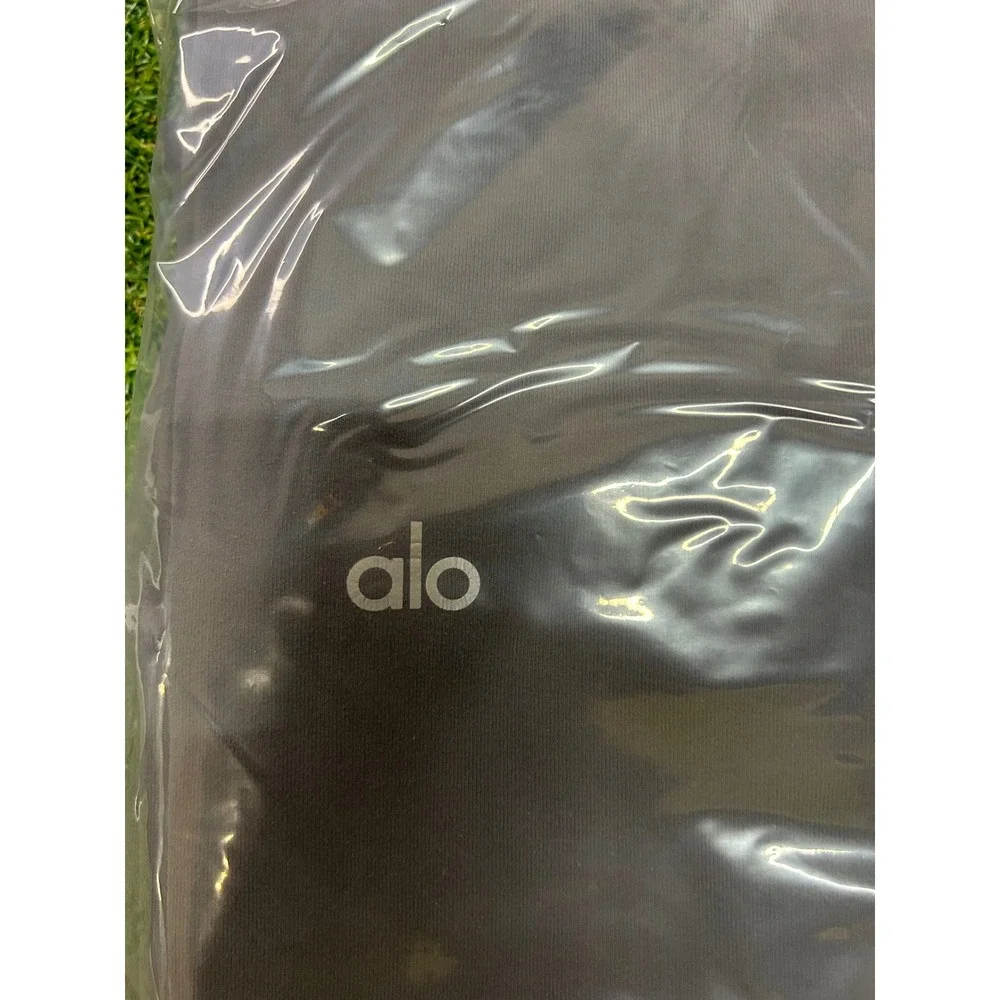 Alo Yoga High Waisted Airbrush Leggings Charcoal Grey Full Length Womens XS
